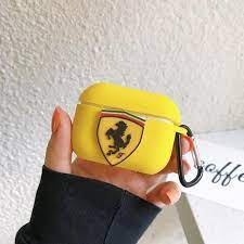 100% new and of high quality glossy silicone. Ferrari Silicone Airpods Pro Case Shock Proof Cover