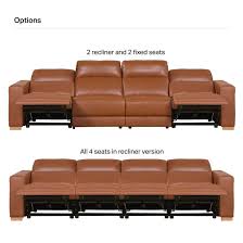 ava electric recliner 4 seater sofa