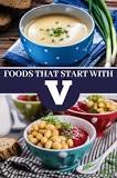What foods starts with V?