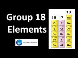group 18 elements periodic table