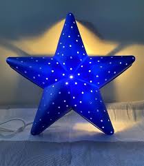 Ikea Wall Lamp Blue Star Smila