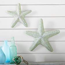 Mosaic Starfish Decor Set Of 2 Wall