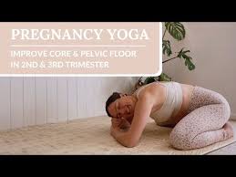 pregnancy yoga core pelvic floor