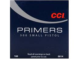 Cci Small Pistol Primers 500 Reloading Equipment Primer