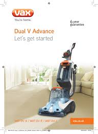 vax dual v advance carpet cleaner owner