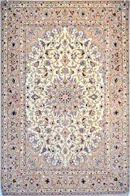 isfahan silk persian rug item 1077