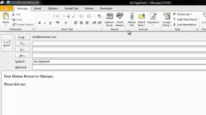 How To Create An Email Template In Microsoft Outlook 2010 Youtube