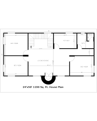 24 x50 1200 sq ft house plan