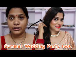 saree look for wedding party