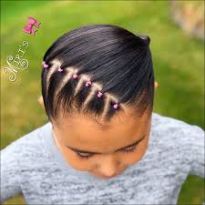 Find this pin and more on hairstyles for kids with short natural hair by naturalhairkids. Hair Style For Little Girls With Short Hair Girly Hairstyles Kids Hairstyles Baby Hairstyles