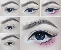 how to do big anime eye look step by