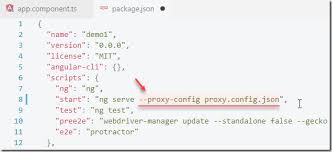 如何在angular cli 建立proxy config json