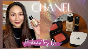 chanel makeup haul try on filipino