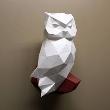 Diy Paper Sculpture Kit Owl
