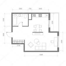 architectural floor plan with