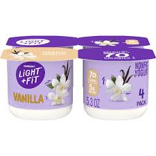 fit regular nonfat yogurt vanilla