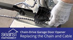 chain drive garage door opener