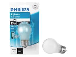 Philips 25w Frost Medium A15 Incandescent Appliance Light Bulb 470385 Newegg Com