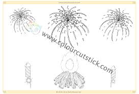 free fireworks colouring coloring pages