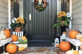 fall front porches