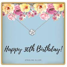 It can be easy to get caught up in details and making it perfect. Kedrian 30th Birthday Necklace 925 Sterling Silver 30 Birthday Gifts Necklaces For Women Pendant Gift For 30 Year Old Woman Birthday Ideas For 30th Birthday Gifts For Her 30 And Fabulous Jewelry