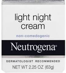 Neutrogena Light Facial Night Cream 2 25 Oz