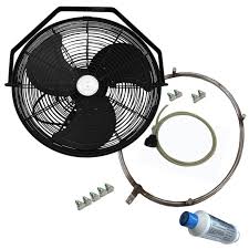 Outdoor Misting Fans Wall Mount Fans