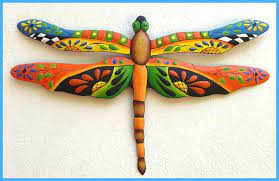 Painted Metal Dragonfly Color Choice