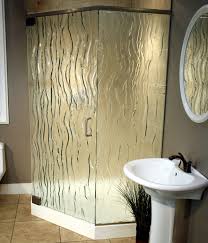 textured glass options for shower doors
