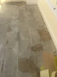 screed leveling repair for re tiling