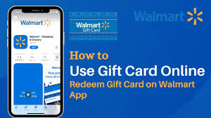 redeem walmart gift card on app