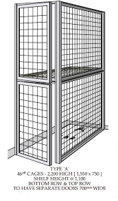 Basement Storage Mesh Cages Avanta Uk