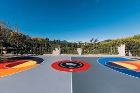 They will usually tape everything off with masking. The Best Outdoor Basketball Courts In Canada Article Bardown