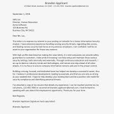 Information Security Analyst Cover Letter And Resume