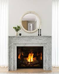 Modern Marble Slab Fireplace Design Ideas