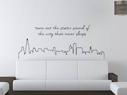 Add This City Never Sleeps Wall Decal