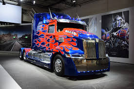 optimus prime western star truck