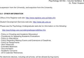 psychology 3314g course syllabus 1 dr