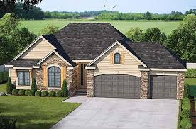 Plan 66600 European Style With 3 Bed