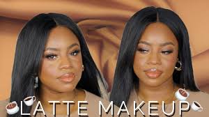 latte makeup tutorial brown skin dark