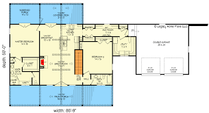 3 Bed Mountain Ranch Home Plan With