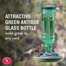 perky pet green antique bottle