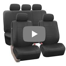 Premium Pu Leather Seat Covers Full Set