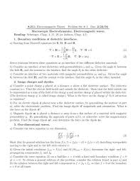 8 311 Electromagnetic Theory Problem