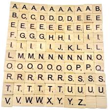 100pc Wooden Scrabble Letters English Alphabet Word Scrabble Tiles Diy Crafting Letters Digital Puzzle Wooden Toys For Child