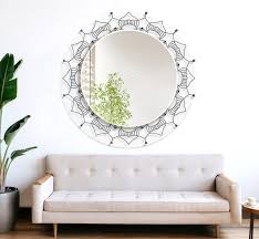 Transpa Round Mirror Wall Decor