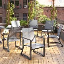 outdoor dining chairs set of 6 capitol