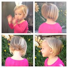 Bangs are worn straight and cut bluntly. Pin By Staci Fish On Hair Little Girl Haircuts Kids Bob Haircut Girl Haircut