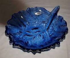 Vintage Blenko Handcrafted Colbalt Blue