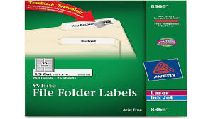 Labels For Folders Template Best Sample Avery Label 5366 Of